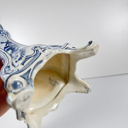 Bougeoir Delft par Royal Bonn, fin XIXe - début XXe