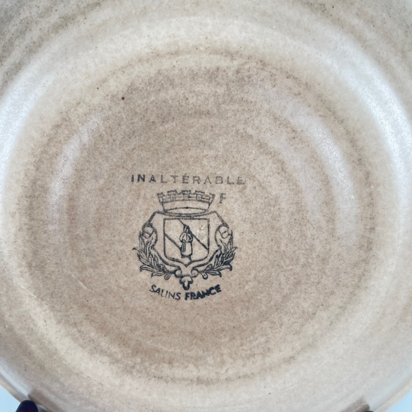 Set de 5 assiettes semi-creuses Salins, XXe