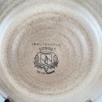 Set de 5 assiettes semi-creuses Salins, XXe