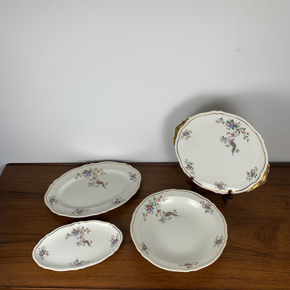 Petit plat ovale modèle "Chantilly" par Longchamp, 1950/60