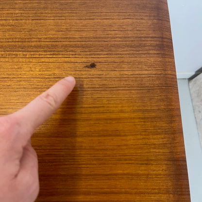 Table à manger extensible en teck par LB Kofod Larsen, MCM