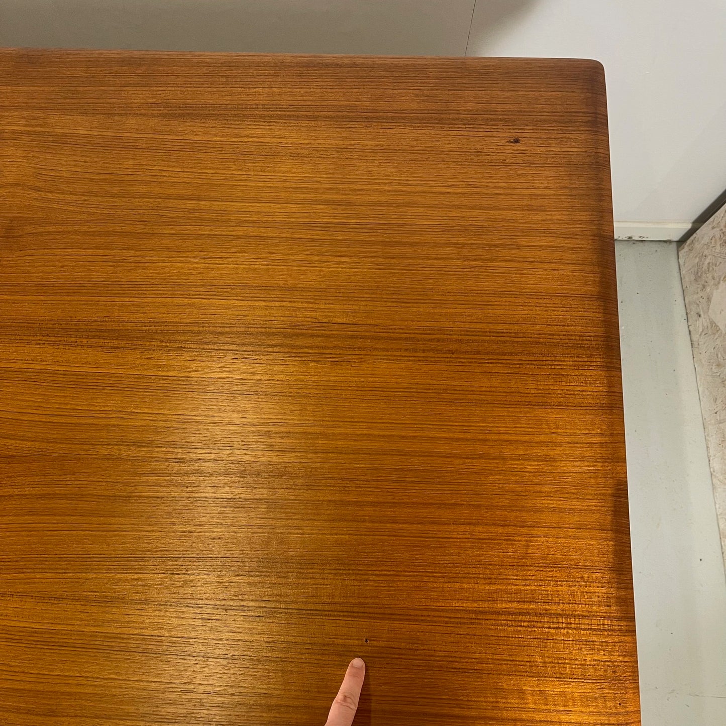 Table à manger extensible en teck par LB Kofod Larsen, MCM