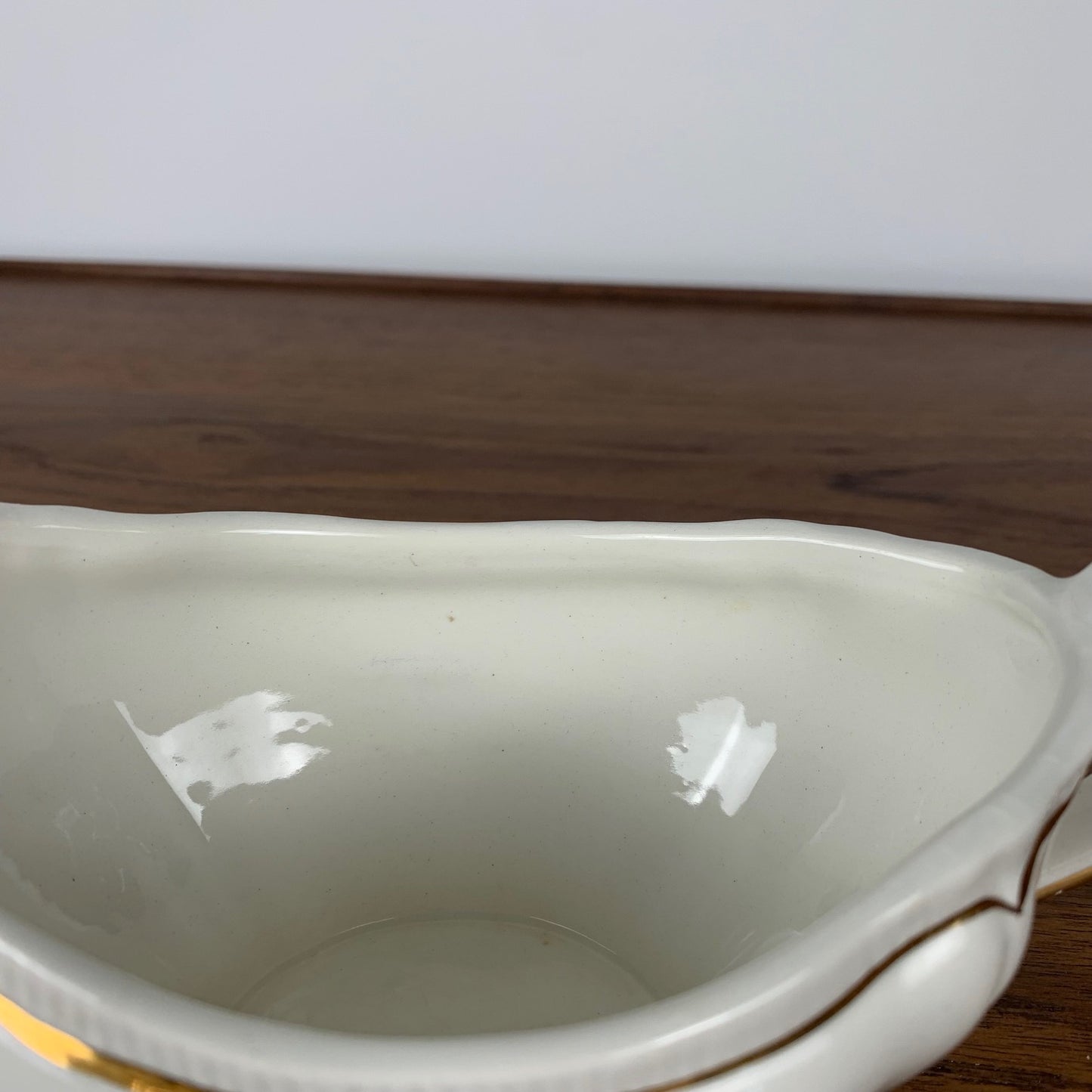 "Chantilly" model sauce boat by Longchamp, 1950/60