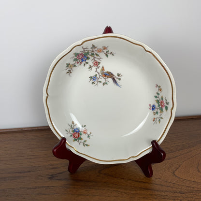 Set of 6 "Chantilly" model soup plates by Longchamp, 1950/60