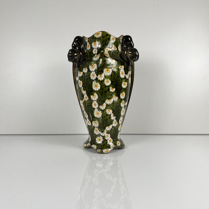 Vase Art nouveau KG Lunéville, motif fleurs, Fin XIXe-Début XXe