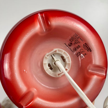 Duo de Lampe IKEA Lykta rouge, 1990