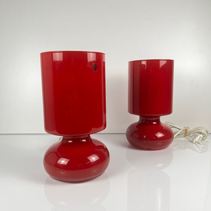 Duo de Lampe IKEA Lykta rouge, 1990