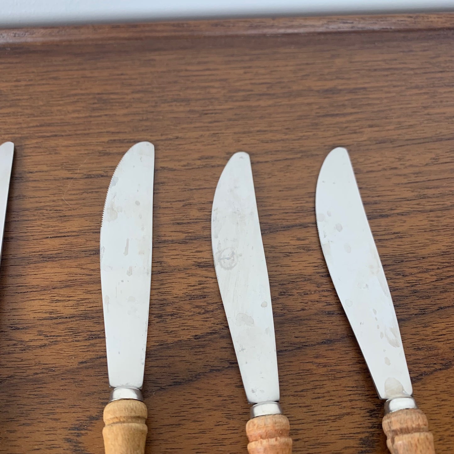 Wooden cutlery set for 6 people, Germany, 1970