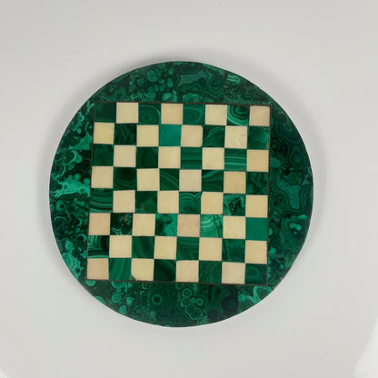Jeu d’échecs décoratif en malachite,  1950–1970