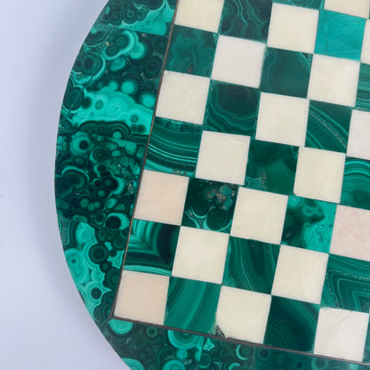 Jeu d’échecs décoratif en malachite,  1950–1970