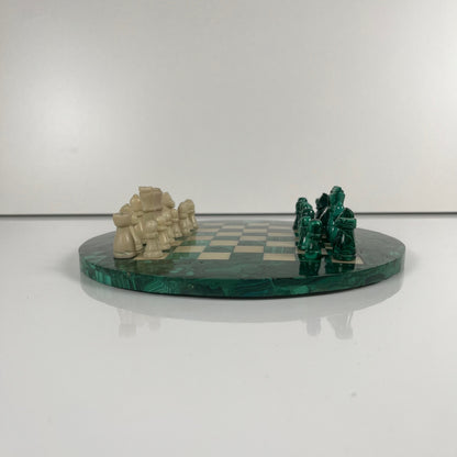 Jeu d’échecs décoratif en malachite,  1950–1970
