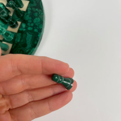 Jeu d’échecs décoratif en malachite,  1950–1970