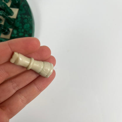 Jeu d’échecs décoratif en malachite,  1950–1970