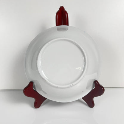 4 bowls/cups with blue onion pattern