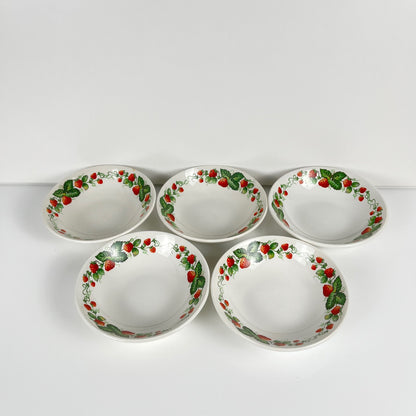 5 "Strawberry" cups