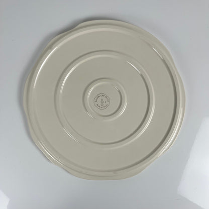 Plat à gateau ou de présentation barbotine Salins, motif fruit