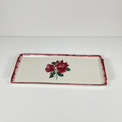 Plat à cake Sarreguemines et digoin,  "Moka-Prima", 1920/1950