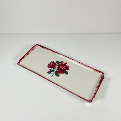 Plat à cake Sarreguemines et digoin,  "Moka-Prima", 1920/1950