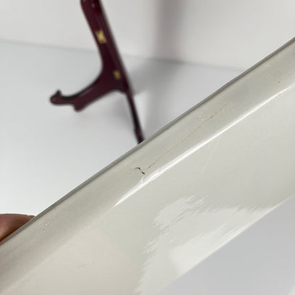 Plat à cake Sarreguemines et digoin,  "Moka-Prima", 1920/1950