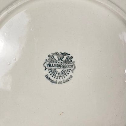 Plat creux Villeroy & boch, liseré bordeaux