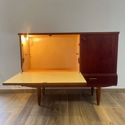 Buffet - meuble bar style scandinave, 1960/70 MCM