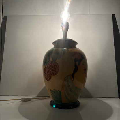 Grande Lampe de table  en céramique signée L. Drimmer – Années 1950/60