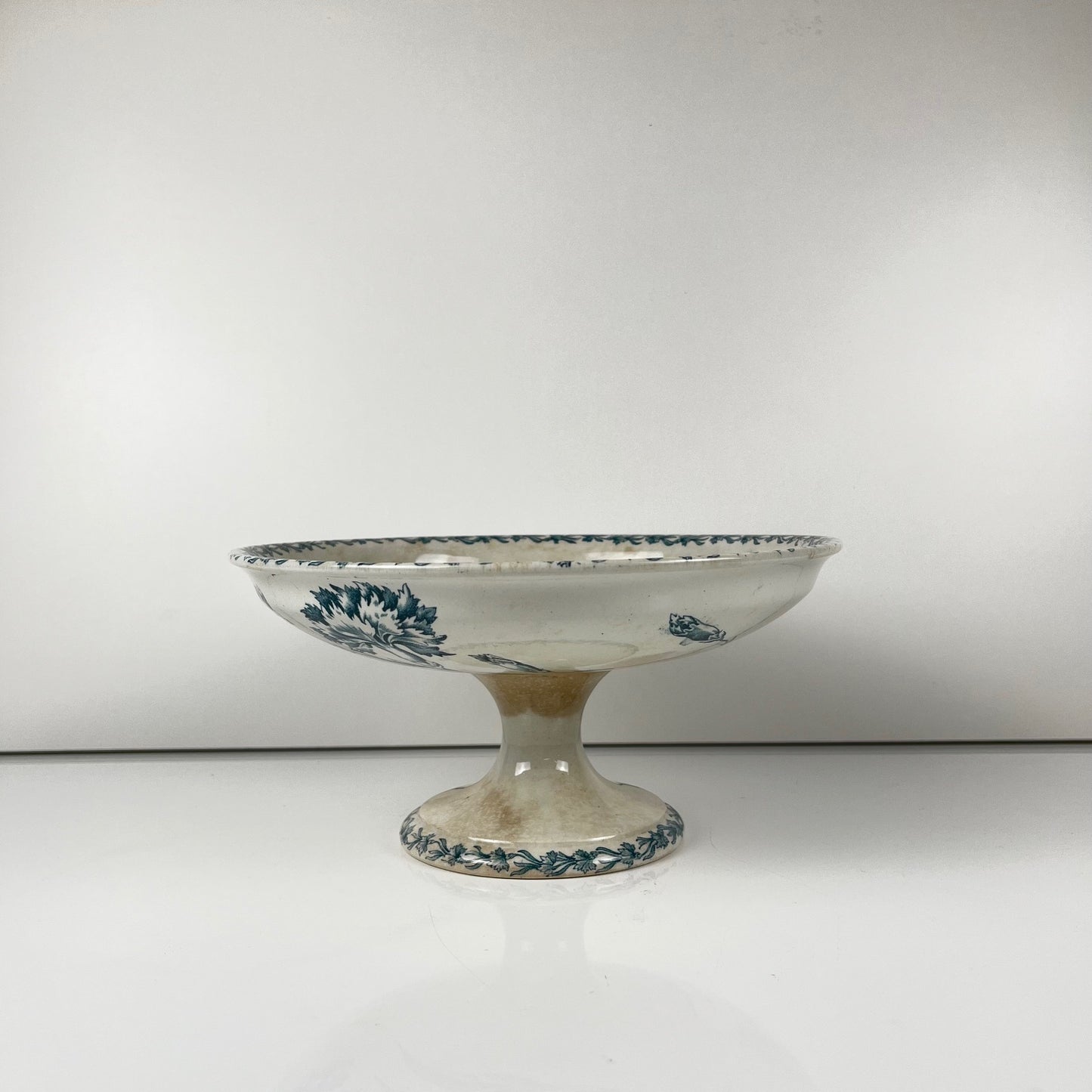 Compotier modèle "Oeillet", KG Lunéville, terre de fer, XIXème siècle