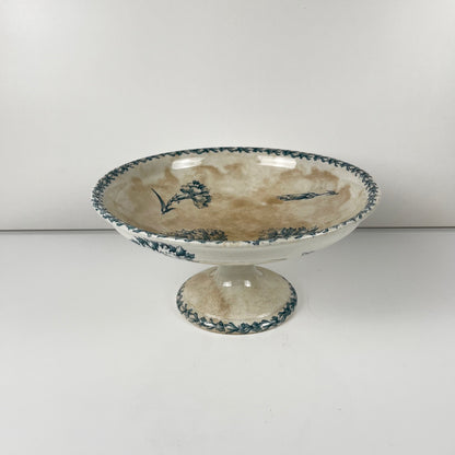 Compotier modèle "Oeillet", KG Lunéville, terre de fer, XIXème siècle