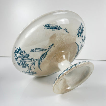 Compotier modèle "Oeillet", KG Lunéville, terre de fer, XIXème siècle