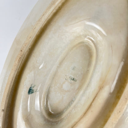 Saucière modèle "Oeillet", KG Lunéville, terre de fer, XIXème siècle