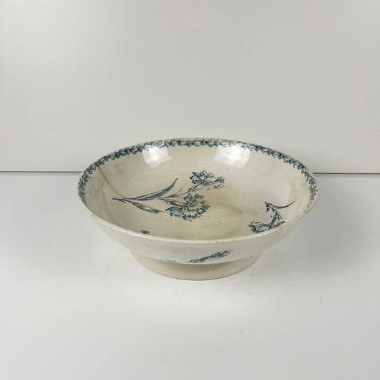 Saladier sur pied modèle "Oeillet", KG Lunéville, terre de fer, XIXème siècle