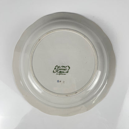 Plat creux  "Souvenir", Sarreguemines, Vers 1875 - 1918