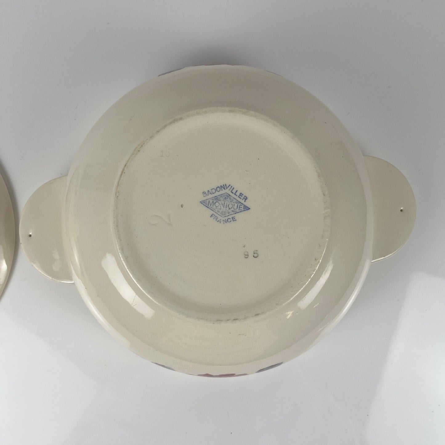 Soupière Badonviller modele "Monique" , XXe s.