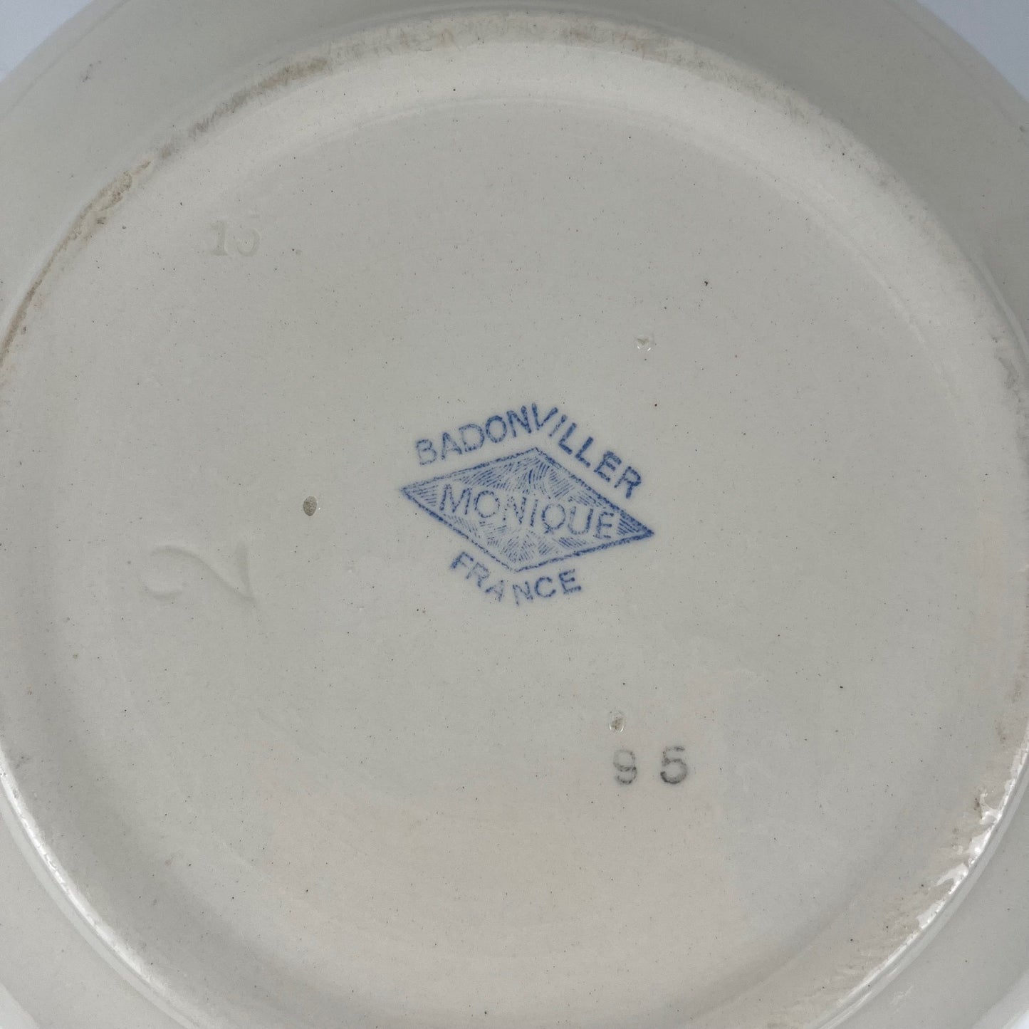 Soupière Badonviller modele "Monique" , XXe s.