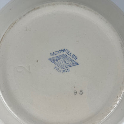 Soupière Badonviller modele "Monique" , XXe s.