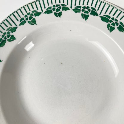 Set of 4 "Pedro" soup plates, Sarreguemines, first half of the 20th century.