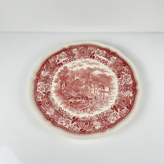 Grand plat rond "Burgenland", Villeroy & Boch, rouge