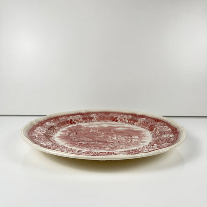 Grand plat rond "Burgenland", Villeroy & Boch, rouge