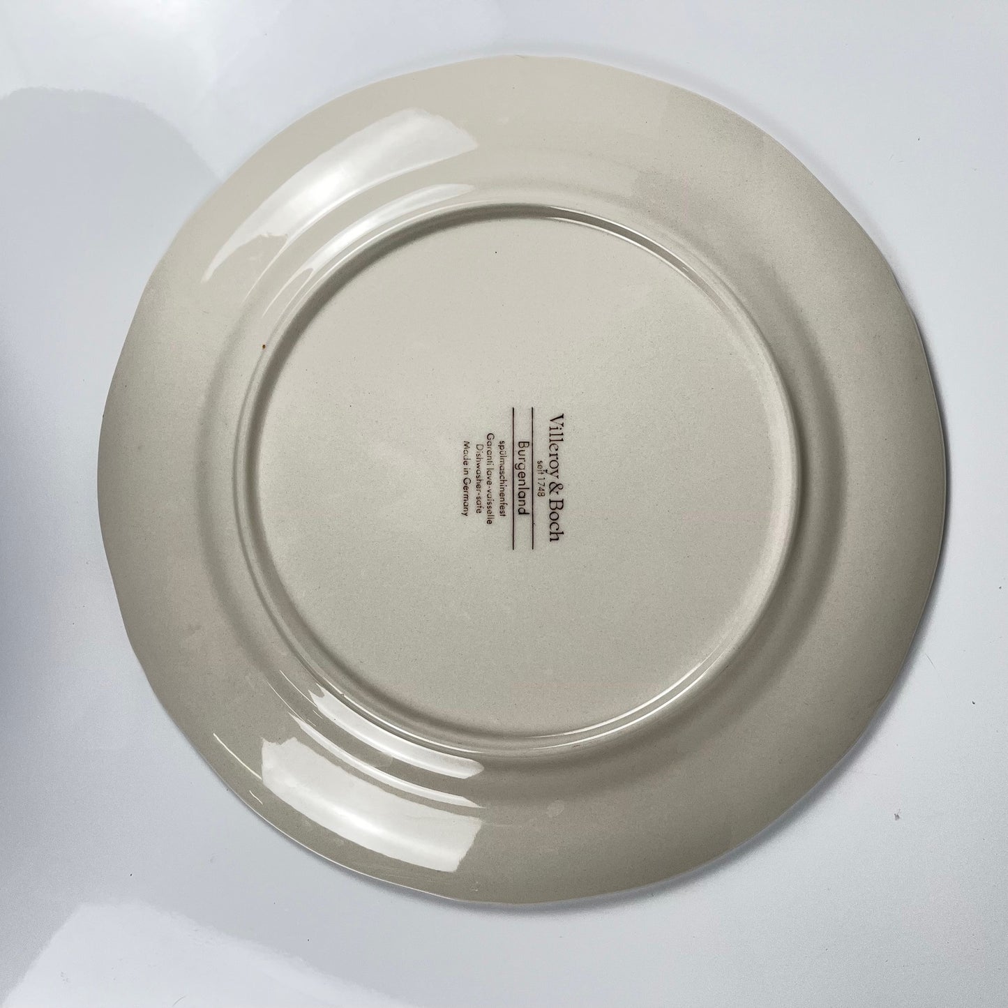 Grand plat rond "Burgenland", Villeroy & Boch, rouge