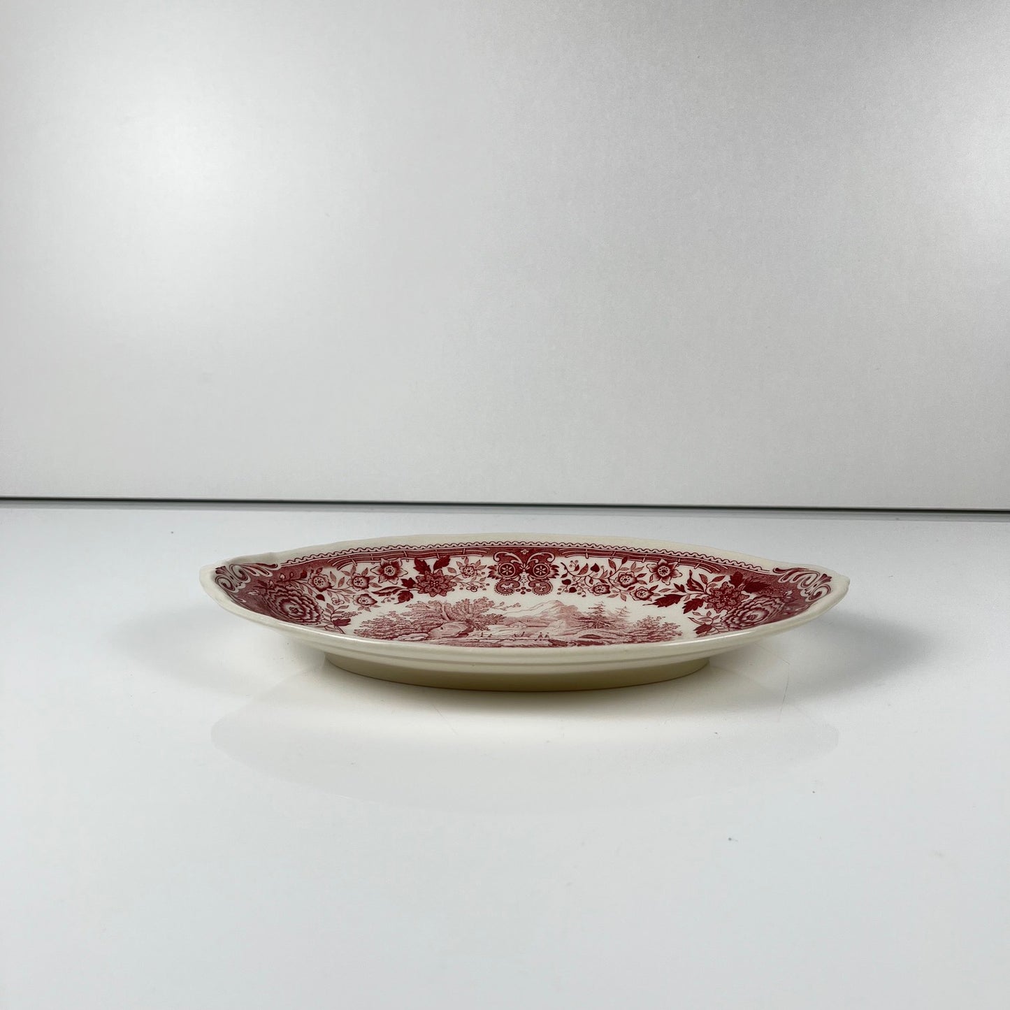 Petit plat ovale "Burgenland", Villeroy & Boch, rouge