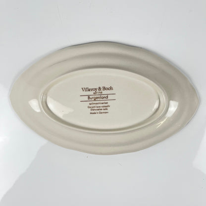 Petit plat ovale "Burgenland", Villeroy & Boch, rouge