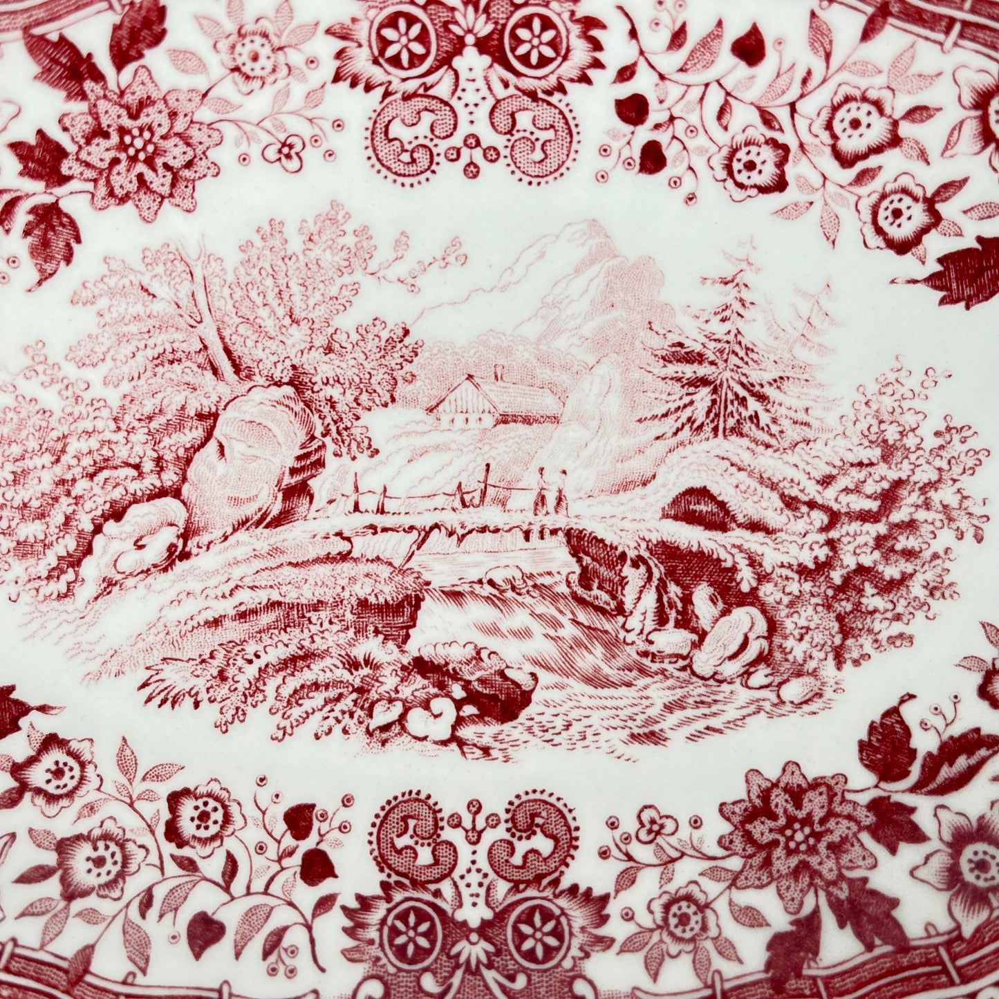 Petit plat ovale "Burgenland", Villeroy & Boch, rouge