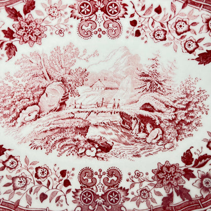 Petit plat ovale "Burgenland", Villeroy & Boch, rouge