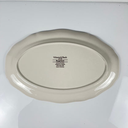 Large oval dish "Burgenland", Villeroy & Boch, red