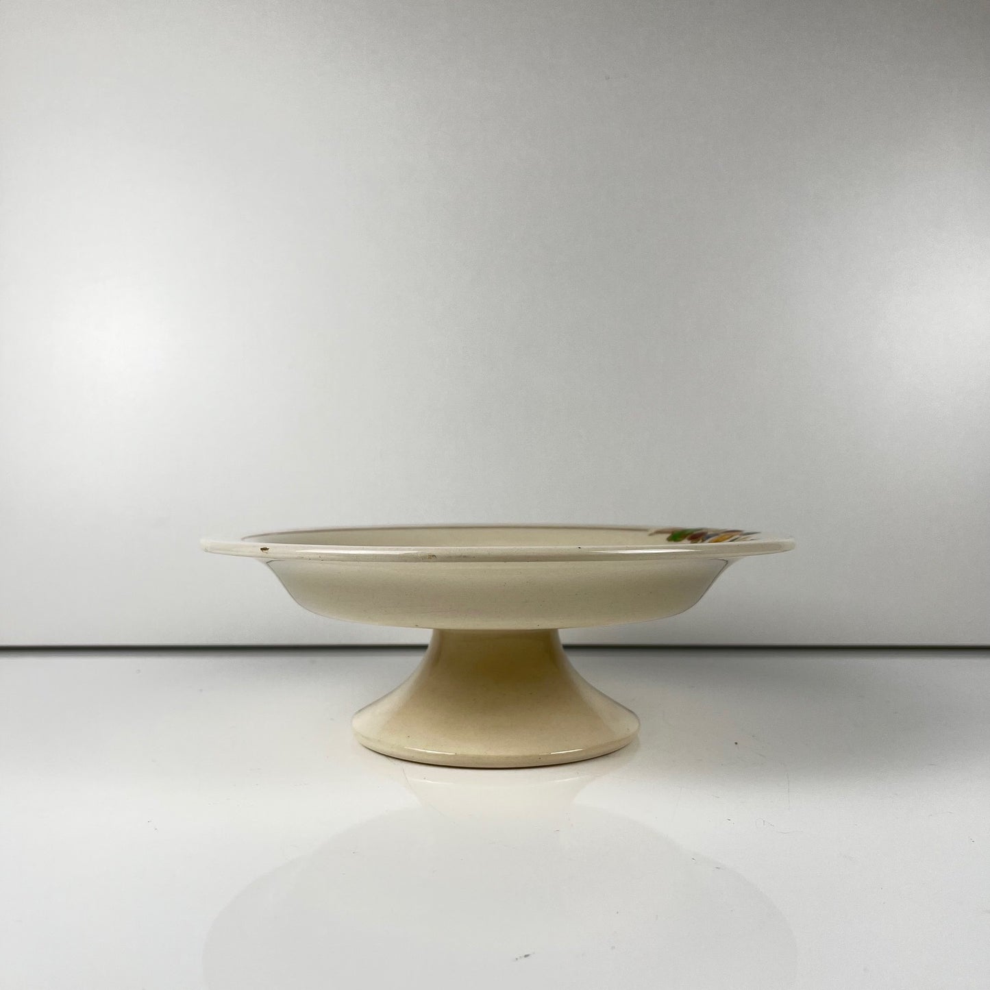 Compotier Longwy , début XXème s. , décor Floral