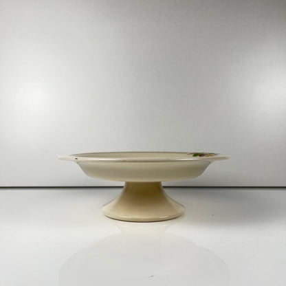 Compotier Longwy , début XXème s. , décor Floral