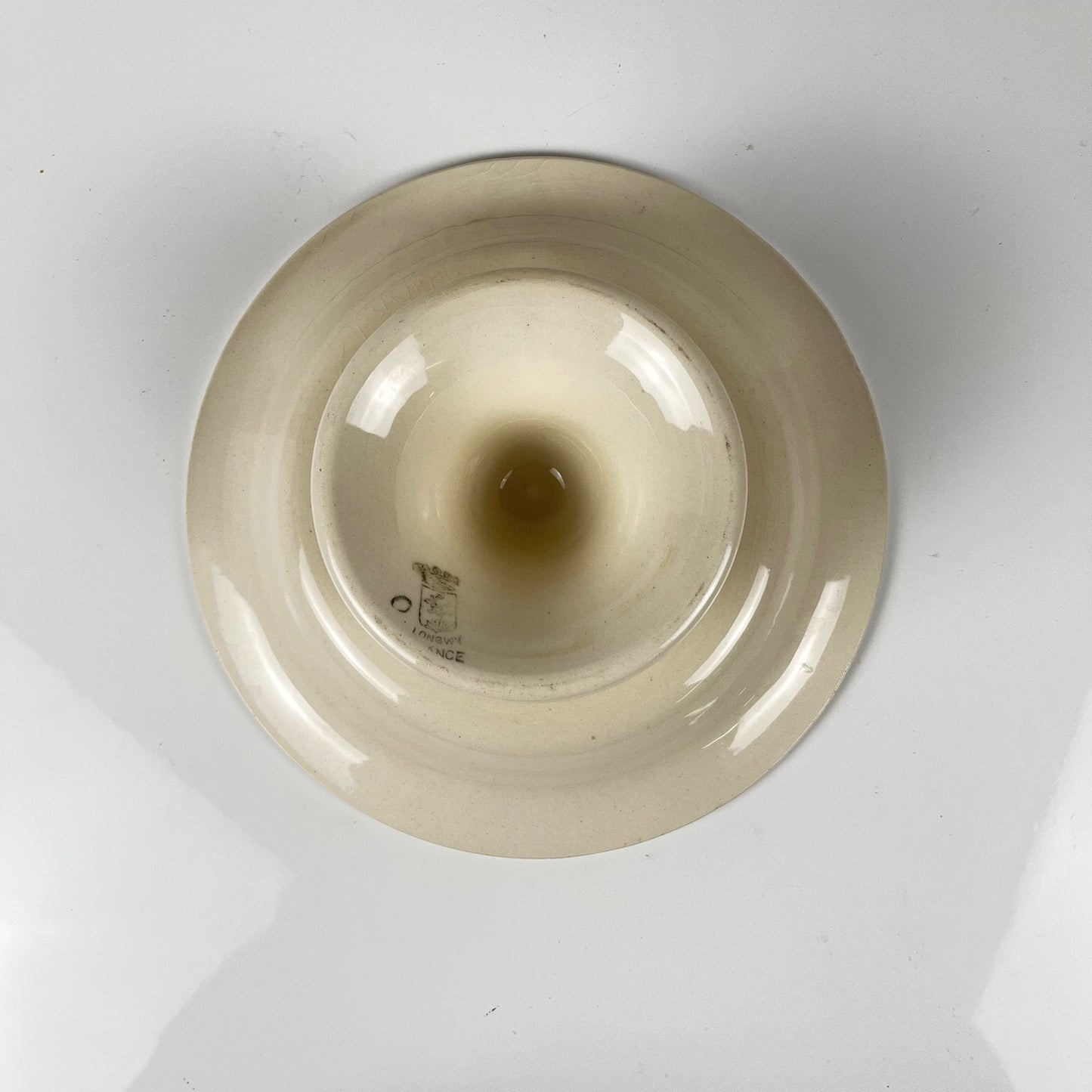 Compotier Longwy , début XXème s. , décor Floral