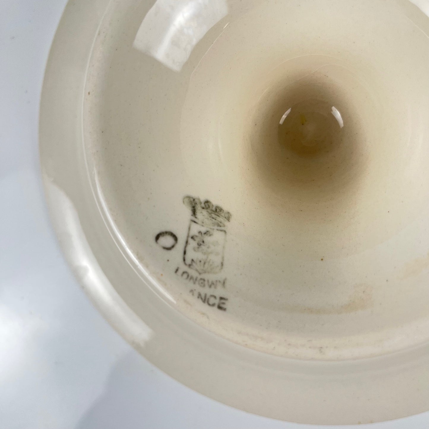 Compotier Longwy , début XXème s. , décor Floral