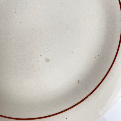 Set de 10 assiettes plates Longwy , début XXème s. , décor Floral