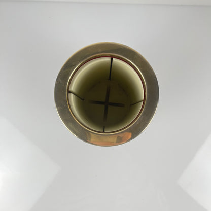 Cooler à bouteille vintage – effet marbré & finition dorée, 1970